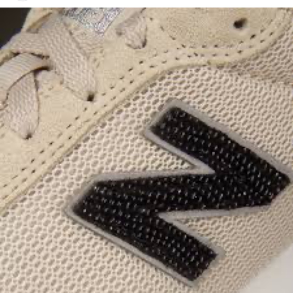 New Balance Women's Cream and Black Sneakers - Picture 2 of 6